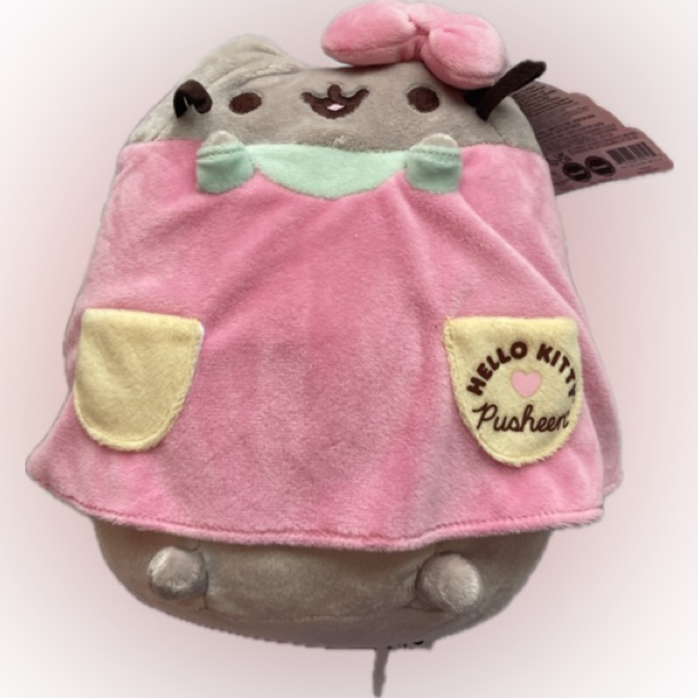 Hello Kitty Pusheen plush New